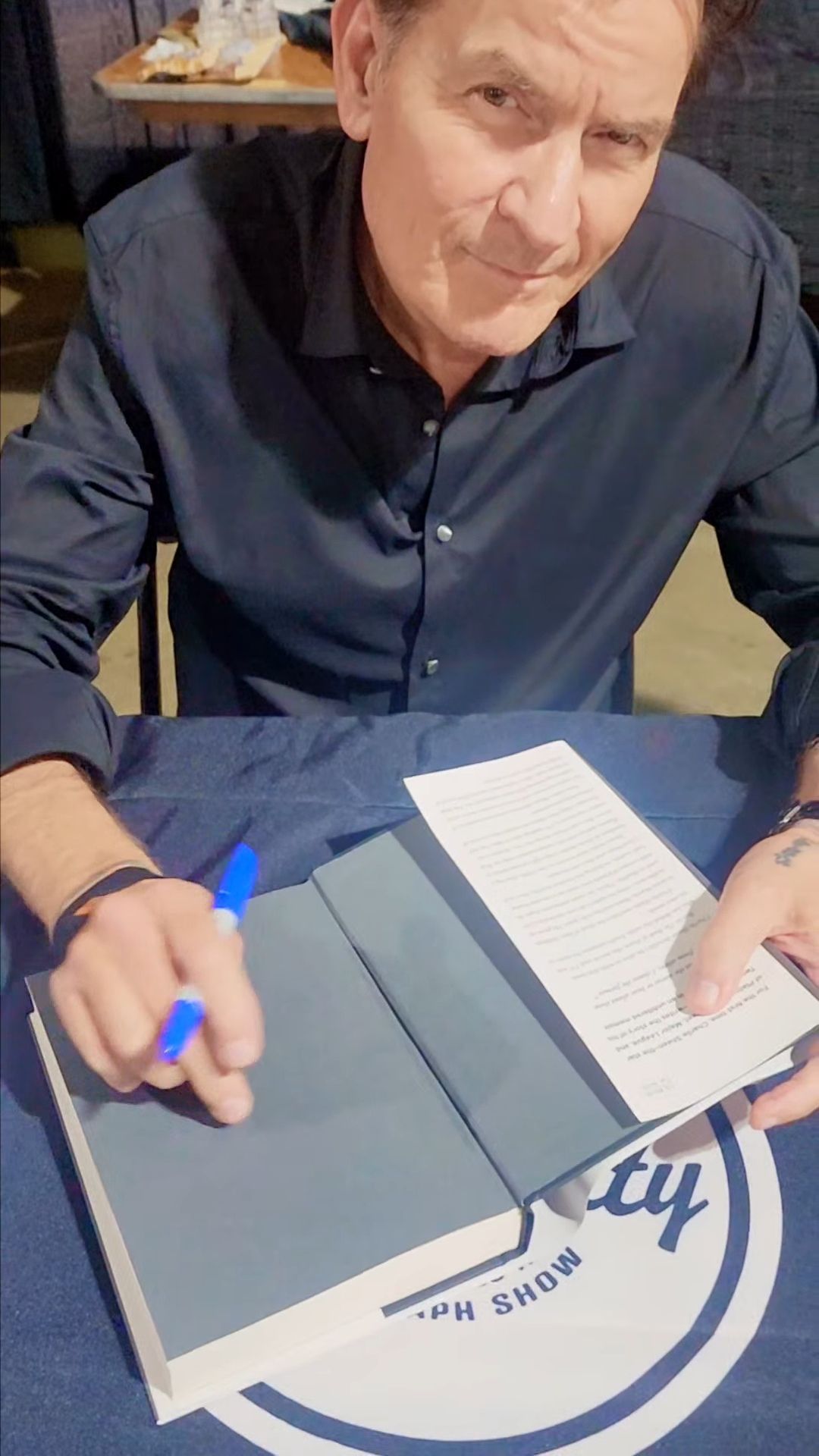 Charlie Sheen Still Knows How to Make an Entrance