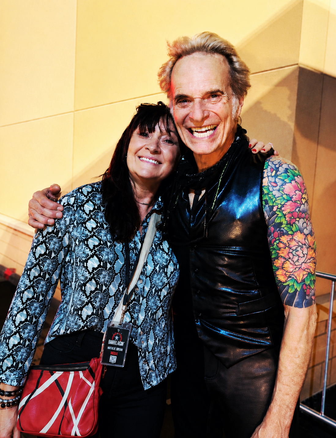 David Lee Roth with Mickey of Barrelassin' in Bristol, Virginia